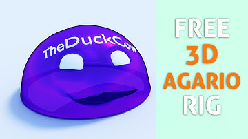 Free 3D agario / agar.io Blender Rig