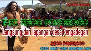 Janturan Ponorogoan  Ebeg Bukit Gong Kencana Mas  Di Lapangan Desa Pengadegan