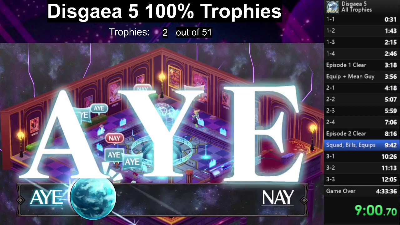 disgaea 5 pc New Disgaea 5 - 100% Trophies Speedrun in Under 4.5 Hours (4:15:57)