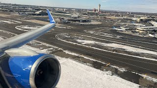 4K | United 757-200 ROCKET Takeoff from Newark Liberty International Airport