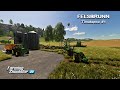 New farm preparing fields harvesting wheat baling straw  felsbrunn  fs22  timelapse 1