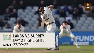 Moriarty takes five wickets on Day Two | Lancashire vs Surrey Day Two Highlights