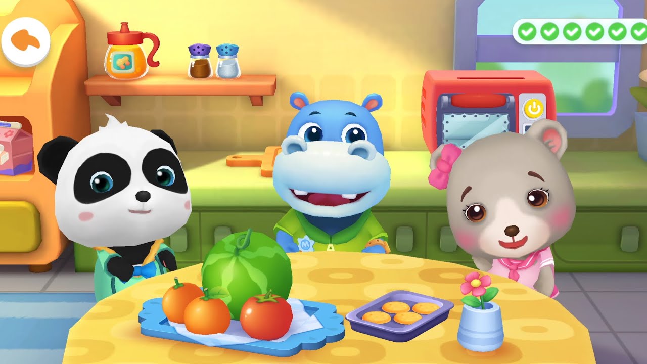 Friends Dinner Party Preparation | Baby Panda House Games