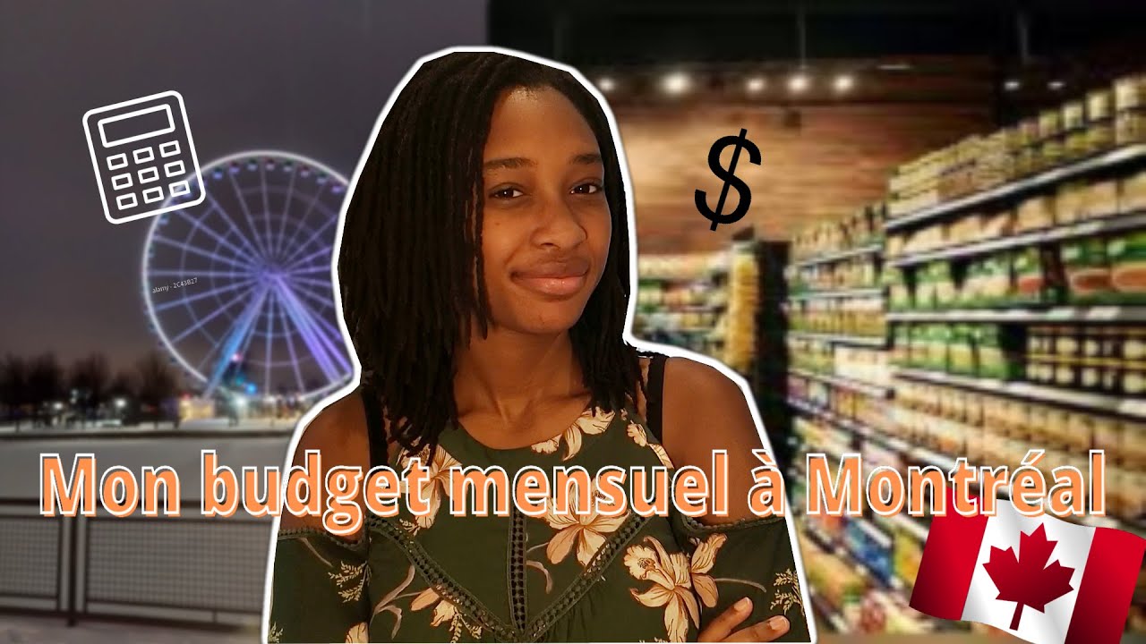 Mon budget mensuel à Montréal