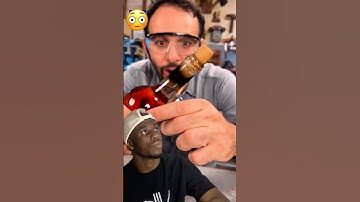 Easy hack to remove a wine cork using a lighter #funny #wine #experimnent #lifehacks #viralshorts