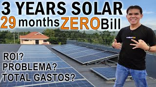 My DIY SOLAR 3 Years Update  EXPECTATION vs REALITY / Total Cost? ROI? Troubles? (Tagalog Po...)
