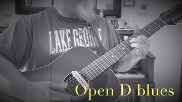 Recording King 12 string open D blues