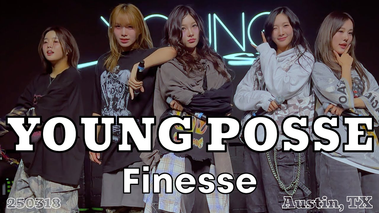 250318 영파씨 YOUNG POSSE - Finesse (Bruno Mars cover) live @ 082 DROP TOUR TEXAS [4K Front Row Fancam]