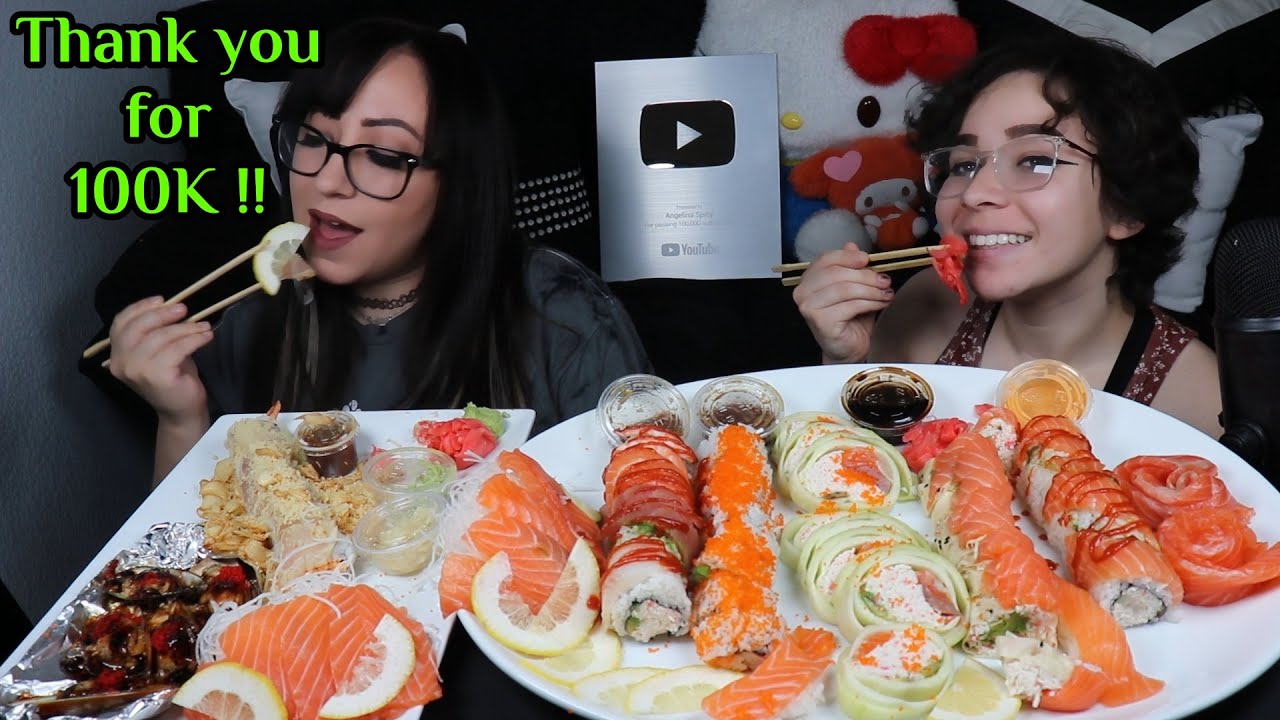 SUSHI MUKBANG | THANK YOU SO MUCH FOR THE 100K