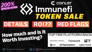 Immunefi ICO token sale Detail Review | Expected Return | Red Flags | IMU token on Coinlist