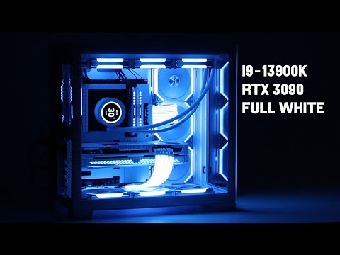 MON NOUVEAU PC POUR 2023 ! RTX 3090 | i9-13900K | WATERCOOLING | FULL WHITE GAMING PC BUILD !