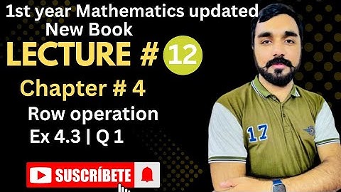 1st Year Math | Ex 4.3 Q1 | Operations on Matrices Explained | Punjab Board New Book 2025