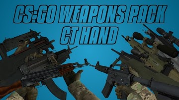 CS 1.6 Android & PC | CS:GO Weapons Pack Default [CT Hand]