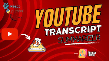 Youtube video summarizer | React js  | Python | Deep Learning