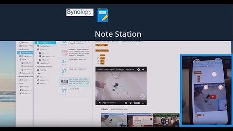Synology Note Station Teil 1 - Notizen Alternative für Evernote und OneNote - Ohne Cloud - deutsch