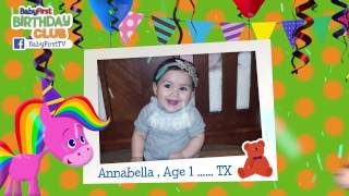 Babyfirst Bday - April Bday - 9 - Mikayla, Lincoln, Darla, Ann, Annabella, Davia, Luna