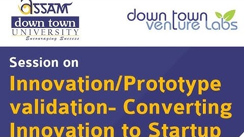 Virtual session titled ‘Innovation/Prototype validation- Converting Innovation to Startup’