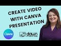 Create Video with Canva Presentation | Upload to Social or Zoom Waiting Room