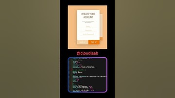 ✨ Animated Sign-Up Form in 30 Seconds! | HTML CSS JS