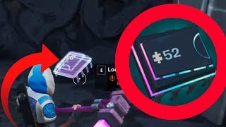 Fortbyte 52 Location - Accessible With Bot Spray Inside A Robot Factory Fortnite