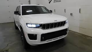 23921 2021 Jeep Grand Cherokee L Overland White