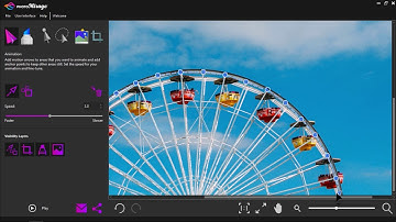 How to make circular and spiral animations in PhotoMirage