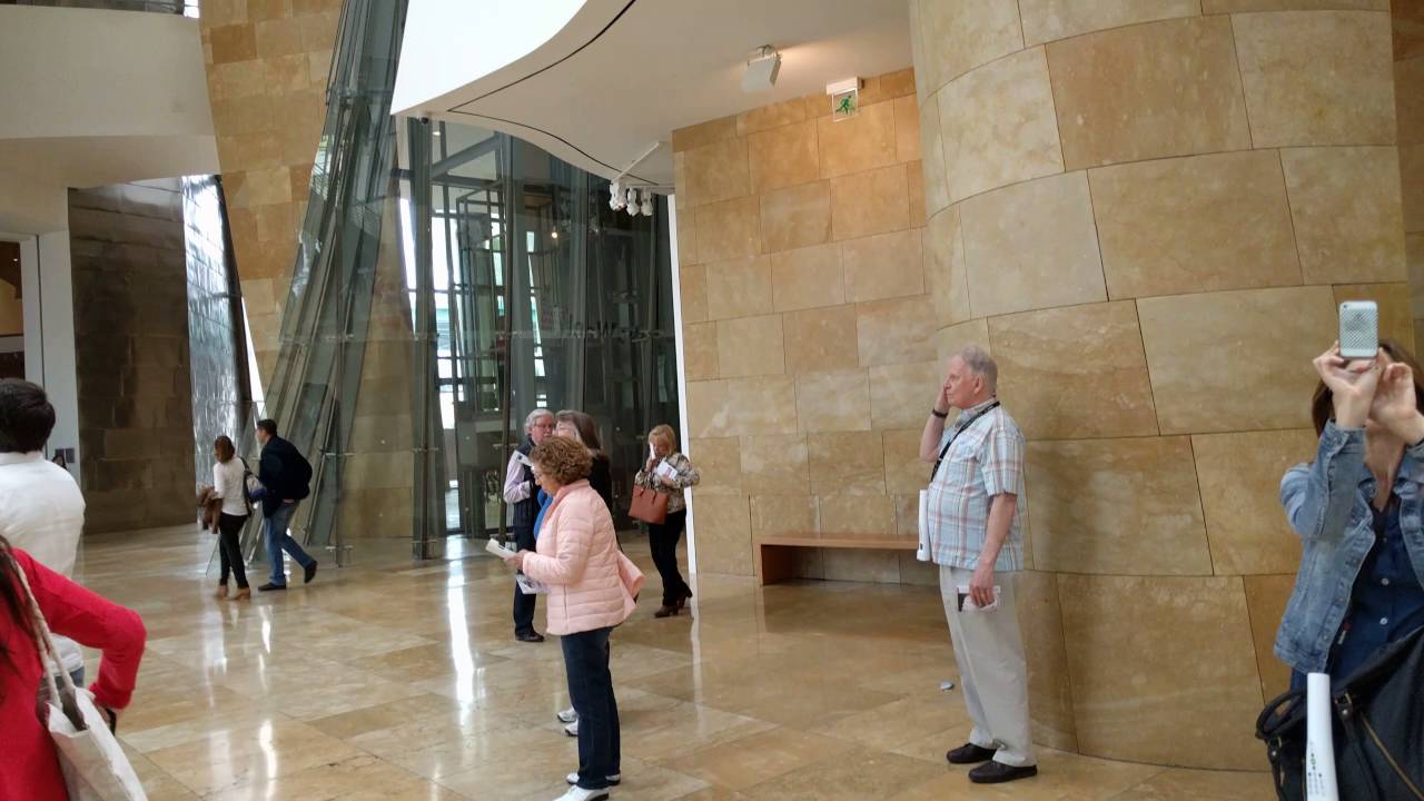 Interior Atrium Guggenheim Museum Bilbao Spain 2016 06 05