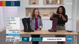 Naturalizer kody leather tall boot Clearance