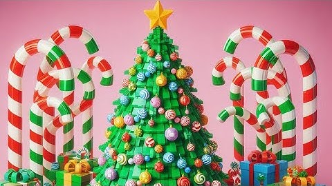 Christmas Tree Building Blocks Advent Calendar Box 21