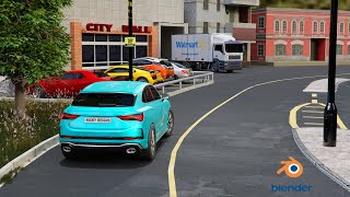 Blender Car Animation - Parking