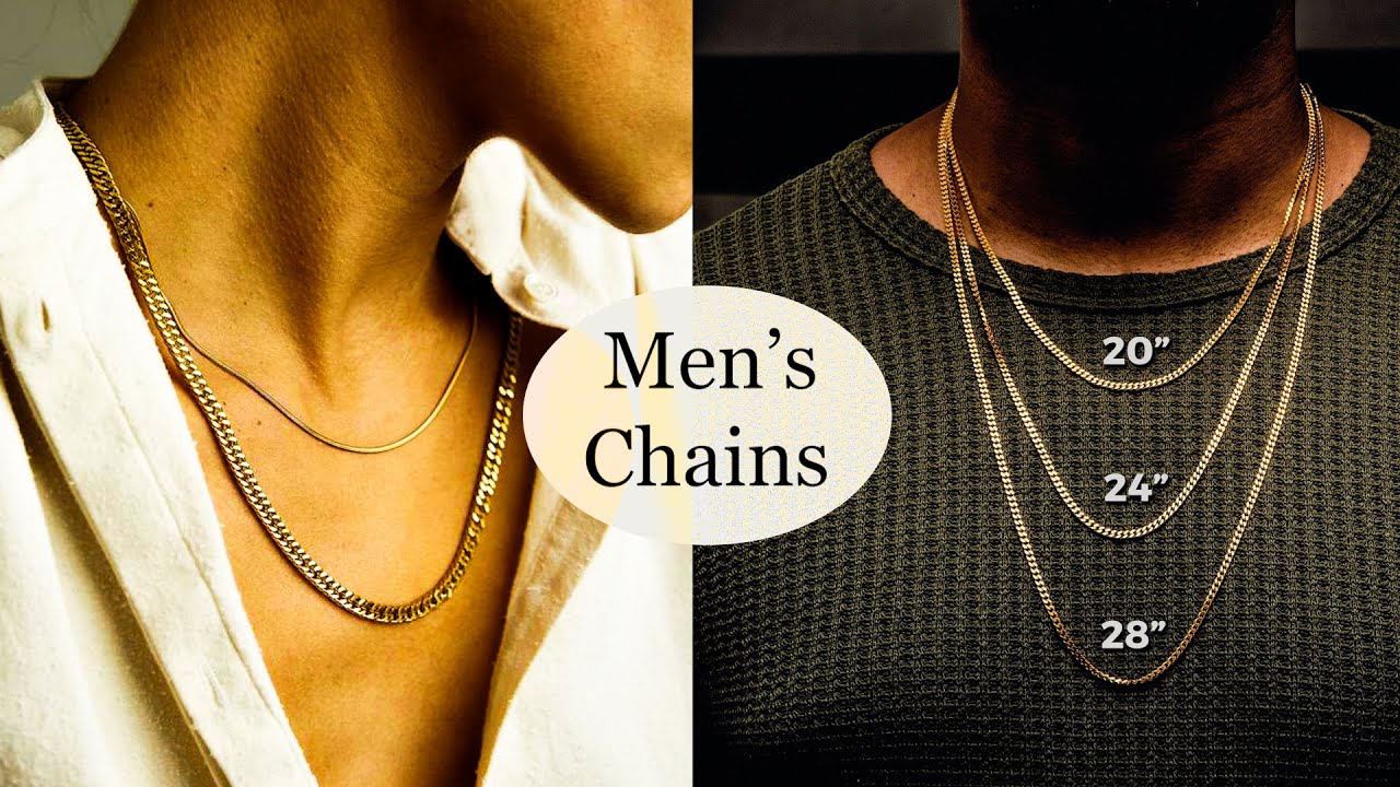 Men's Necklace Length Guide #jewelry #design #necklace #for #men  #jewelrydesignnecklaceformen N… | Mens chain necklace, Mens jewelry necklace,  Mens necklace pendant