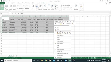 MS Excel Exercises 1 and 2