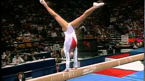 Jennie Thompson - Balance Beam - 1996 Olympic Tria...