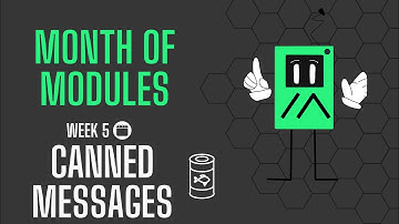 Canned Messages - Meshtastic Month of Modules