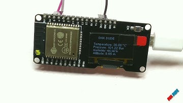 Wemos® ESP32 OLED WiFi Module + Bosch BME 280 Sensor = Tiny Weather Station