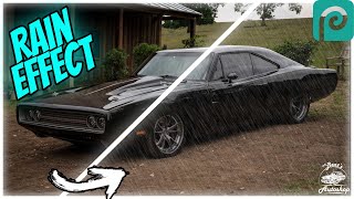 Quickly add Rain to any image in Photopea - | FREE PHOTOSHOP | screenshot 4