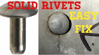 IT'S REALY THAT EASY!!!!! FINDING LEAKS AND REPLACING RIVETS IN ALUMINUM BOATS