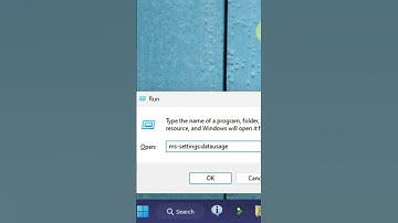 Check Data usage in your PC | #shorts