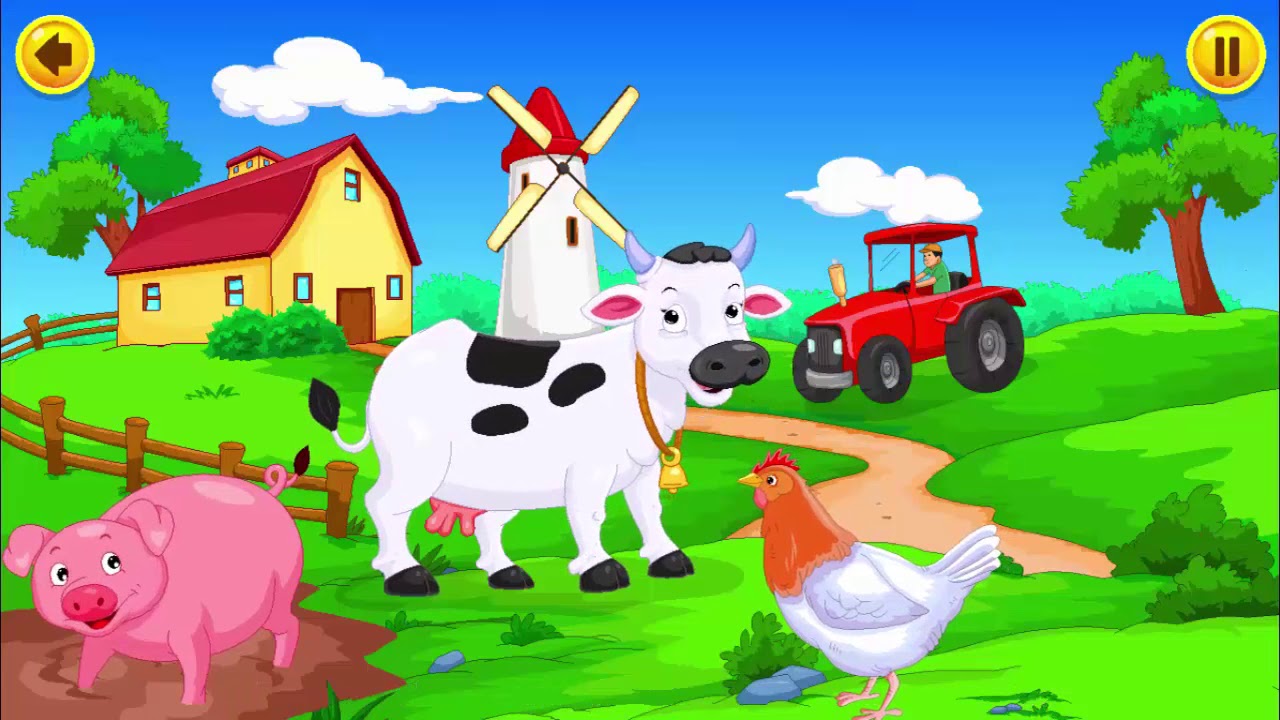 Animal nursery rhymes. Farm animals Song. Animal Sounds Song for Kids.