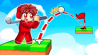 MILE HIGH MOVING PLATFORM GOLF COURSE! (Super Golf) screenshot 3