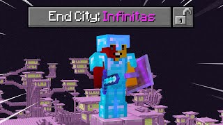 minecraft mas CIDADES DO FIM SÃO INFINITAS (End City Infinita)