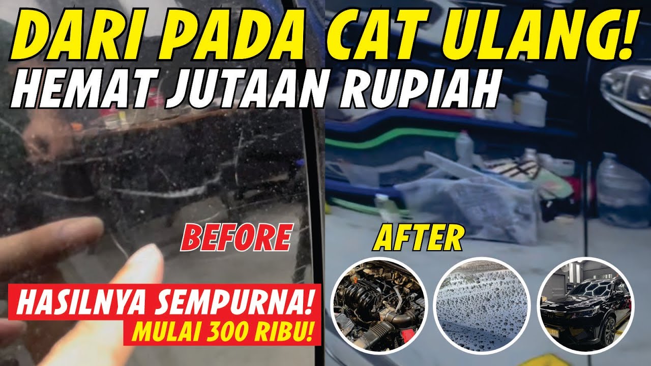 BARET HILANG GAK PERLU CAT ULANG ‼️ Tempat Detailing Mobil Viral di Tangerang Mulai 300 Ribu