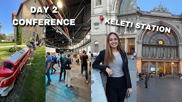 EUROPE VLOG: Compass Tech Summit 2023 (Day 2) - HUNGARIAN RAILWAY MUSEUM +  KELETI STATION