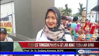 Thousands of residents of Tunggulpayung Village, Lelea District, Indramayu Regency, held an Earth...