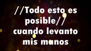 levanto mis manos con letra chords