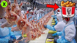 HOW KFC's FRIED CHICKEN is MADE| THIS is how KFC's FRIED CHICKEN is MADE in the FACTORIES