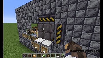 How to make a sliding door using create mod in Minecraft