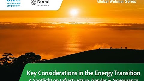 Global Webinar Series 2024: Key Considerations in the Energy Transition, Spotlight on Infrastructure