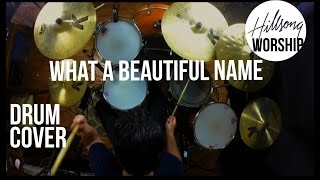 What A Beautiful Name - Hillsong Worship (Drum Cover) Instrumental chords