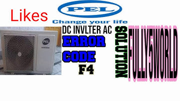 pel DC inverter AC error code faults F4 solutions